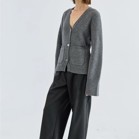 Almina Concept V-neck Cardigan - Picture 7 of 8